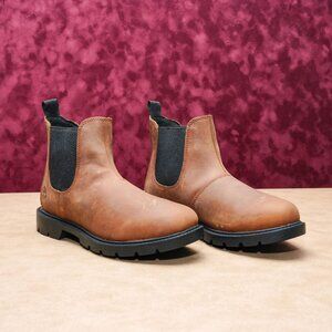 Timberland Women Linde Woods Brown Leather Chelsea Boots sz 7US EUR38